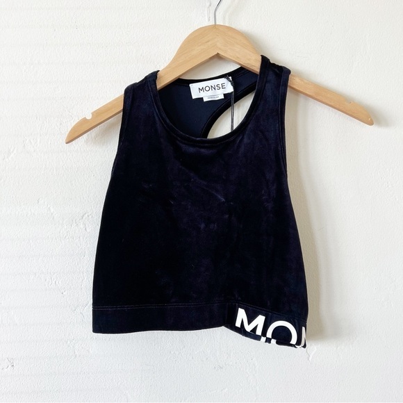 NWT MONSE Racerback Crop Top - Picture 7 of 10